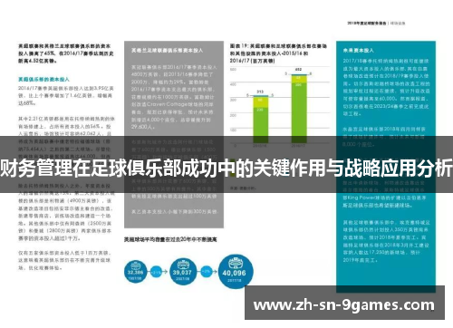 财务管理在足球俱乐部成功中的关键作用与战略应用分析 财务管理在足球俱乐部成功中的关键作用与战略应用分析